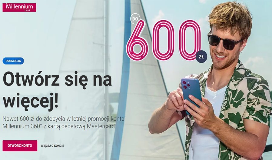 Bank millennium konto osobiste promocja