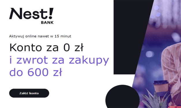 Nest Bank oferuje atrakcyjną promocję, w której możesz otrzymać 360 zł lub 600 zł za płacenie ich kartą w Biedronce lub Lidlu.