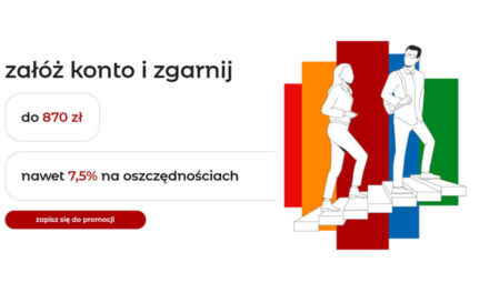 Do 870 zł premii z eKontem osobistym w mBanku + 7,5% na oszczędnościach!