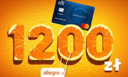 Odbierz nawet 1200 zł z kartą kredytową Citi Simplicity!