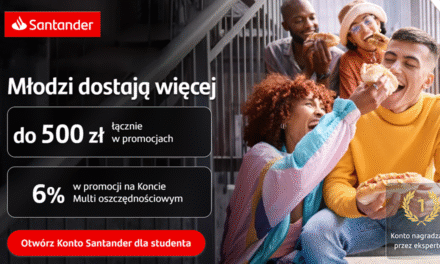 Otwórz Konto Santander dla studenta i zyskaj do 500 zł!
