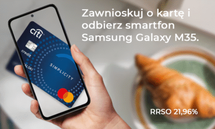 Zawnioskuj o kartę Citi SimpliCiti i odbierz smartfon Samsung Galaxy M35.