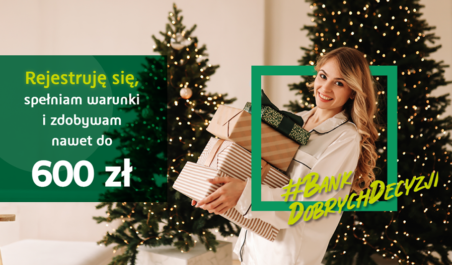 Zyskaj nawet 600 zł z Kontem Otwartym na Ciebie - Podaruj sobie prezent!