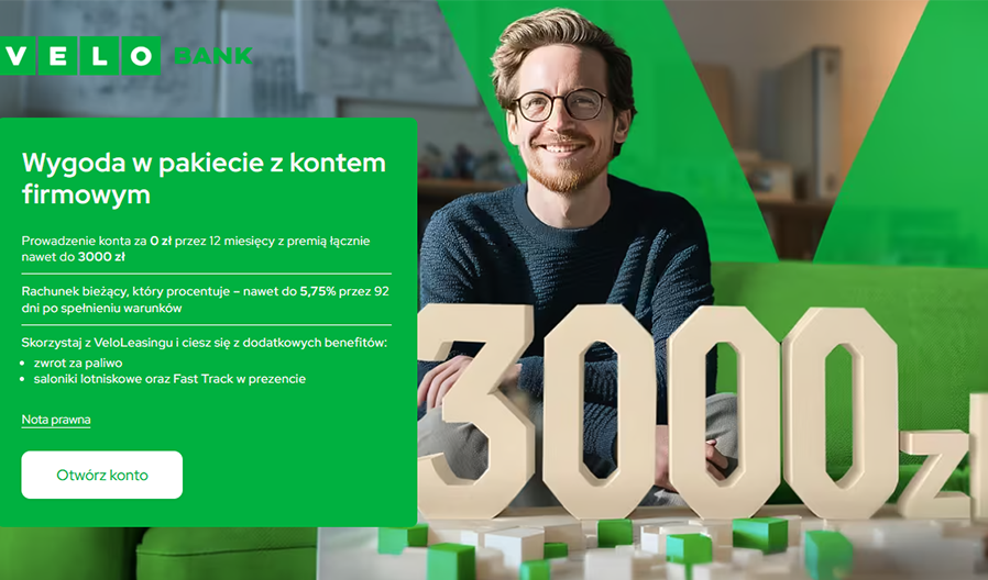 Zdobądź 3000 zł dla Swojej Firmy: Prosty Plan na Otrzymanie Premii od VeloBank