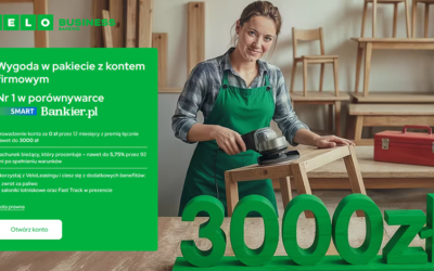 Aż 3000 zł premii dla Twojej firmy w VeloBanku! 💼