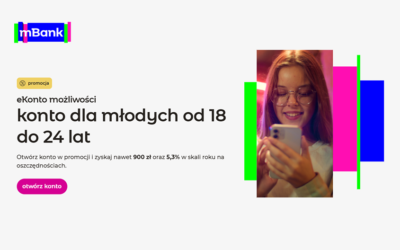 🎧 Powiększ swój studencki budżet o 910 zł z mBankiem!