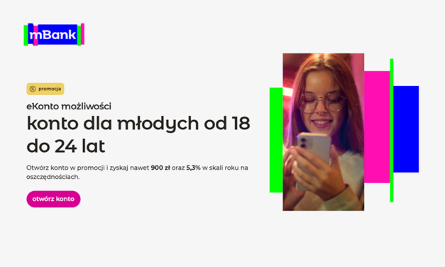 🎧 Powiększ swój studencki budżet o 910 zł z mBankiem!