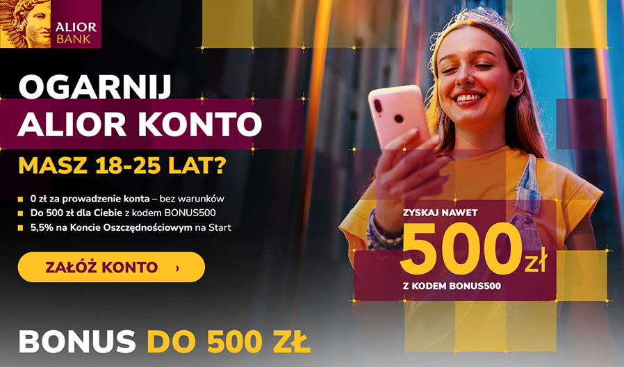 🚀 Zgarnij 500 zł premii w promocji „Młodzi zyskują”!