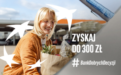 🛒 300 zł do Biedronki za codzienne zakupy z kartą kredytową!