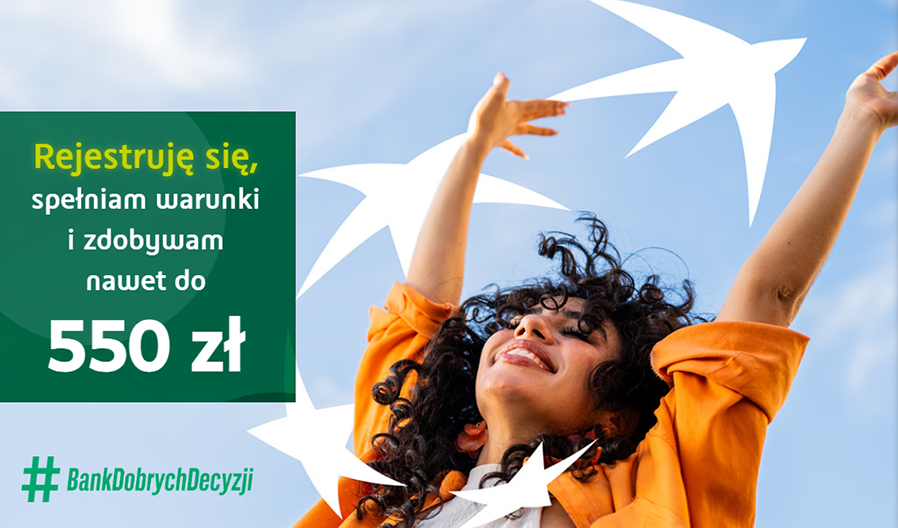 ☀️ „Letni szał” w BNP Paribas - odbierz 550 zł premii!