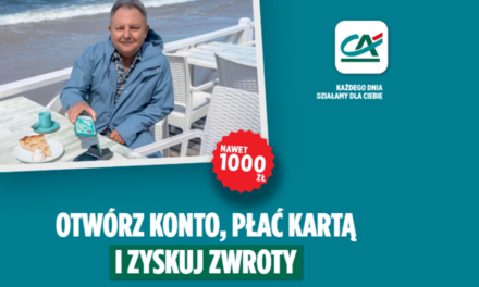 🍕 Smakuj życie i zgarniaj do 1000 zł zwrotu z Kontem dla Ciebie w Credit Agricole! ☕