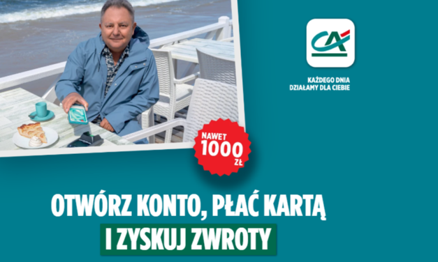 🍕 Smakuj życie i zgarniaj do 1000 zł zwrotu z Kontem dla Ciebie w Credit Agricole! ☕