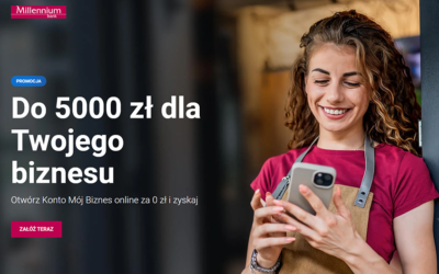 🚀 Zdobądź aż 5000 zł premii dla Twojej firmy w Banku Millennium!