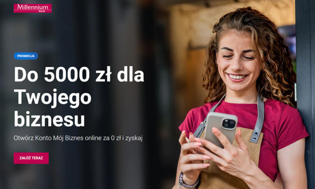 🚀 Zdobądź aż 5000 zł premii dla Twojej firmy w Banku Millennium!
