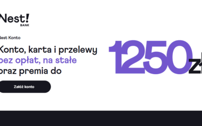 📱 Nest Bank: Zgarnij 1250 zł i zapomnij o opłatach!
