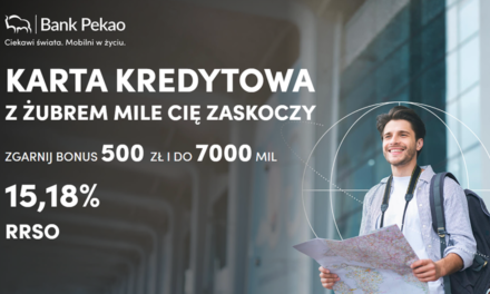 ✈️ Odkrywaj świat z Kartą Kredytową z Żubrem – 500 zł i mile czekają!