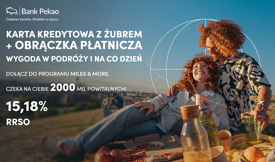 ✈️ Odkrywaj świat z Kartą Kredytową z Żubrem - 500 zł i mile czekają!