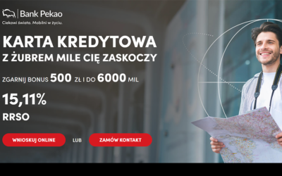 ✈️ Odkrywaj świat z Kartą Kredytową z Żubrem – 500 zł i mile czekają!