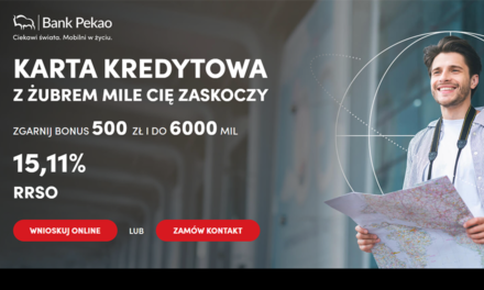 ✈️ Odkrywaj świat z Kartą Kredytową z Żubrem – 500 zł i mile czekają!