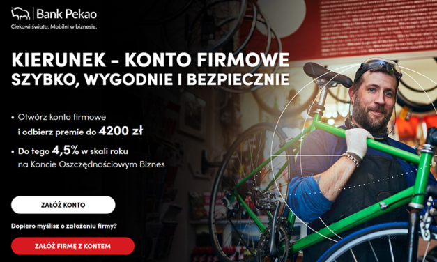 Zyskaj do 4200 zł z Kontem Biznes z Żubrem w Pekao!