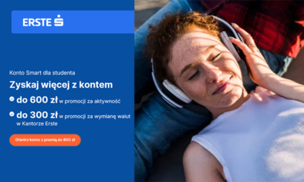 🎓 Studiujesz? Otwórz Konto Smart w Erste Banku i zgarnij do 900 zł bonusów! 💸