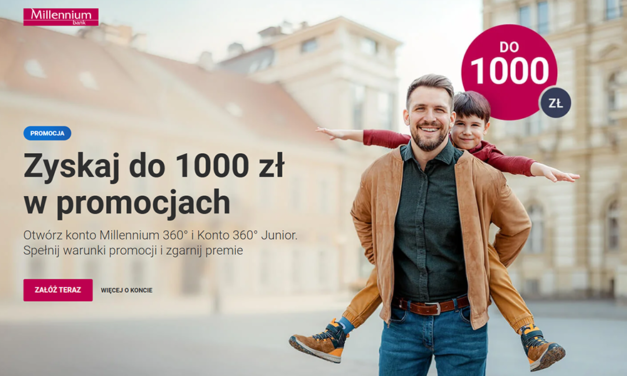 🏖️ Zgarnij letni pakiet korzyści z Bankiem Millennium! Zyskaj do 1000 zł premii 💳