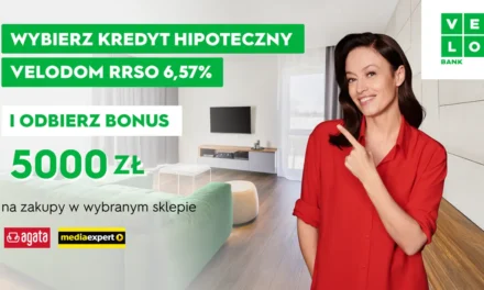 VeloBank: karta podarunkowa 5000 zł przy hipotece. Jakie warunki trzeba spełnić?